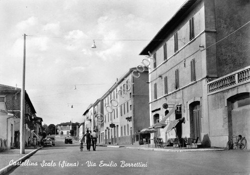 Cartolina - Postcard - Castellina Scalo - Via Berrettini - …