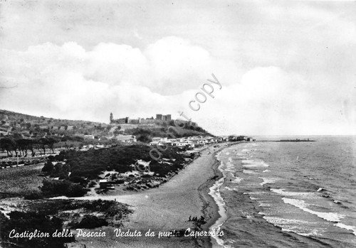 Cartolina - Postcard - Castiglione della Pescaia - vista da …