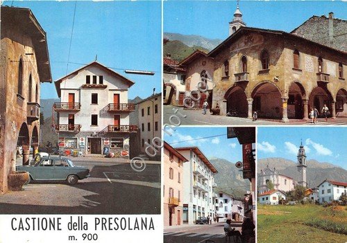 Cartolina - Postcard - Castione della Presolana vedutine 1968 (Bergamo) | Immagine principale