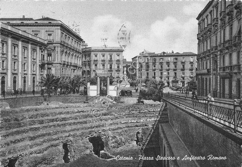Cartolina - Postcard - Catania - Piazza Stesicoro - Anfiteatro …