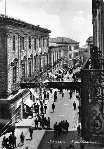 Cartolina - Postcard - Catanzaro - Corso Mazzini - Animata … | Immagine principale