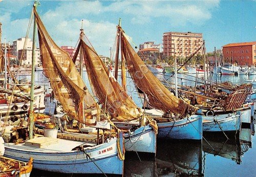 Cartolina - Postcard - Cattolica - Darsena - pescherecci - … | Immagine principale
