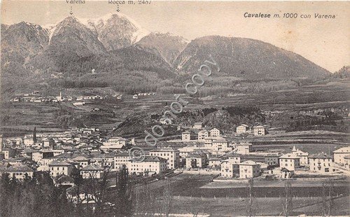 Cartolina - Postcard - Cavalese - Varena - Panorama - …
