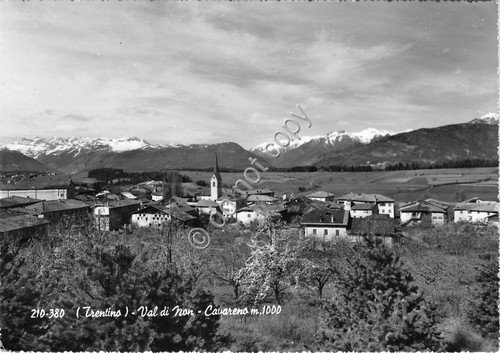 Cartolina - Postcard - Cavareno - Panorama - 1962