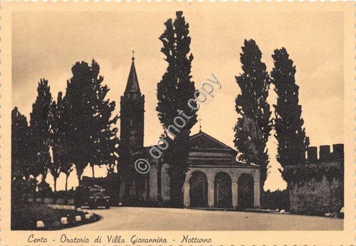 Cartolina - Postcard - Cento - Oratorio di Villa Giovannina … | Immagine principale