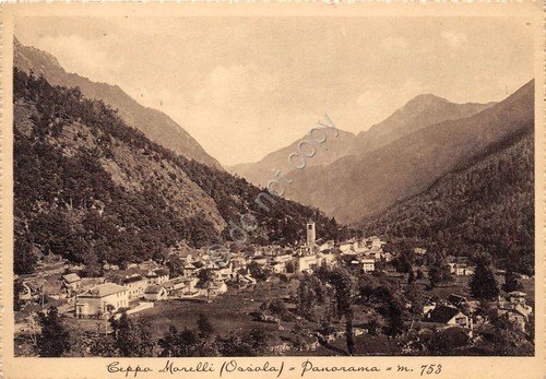 Cartolina - Postcard - Ceppo Morelli - Panorama - 1935 …