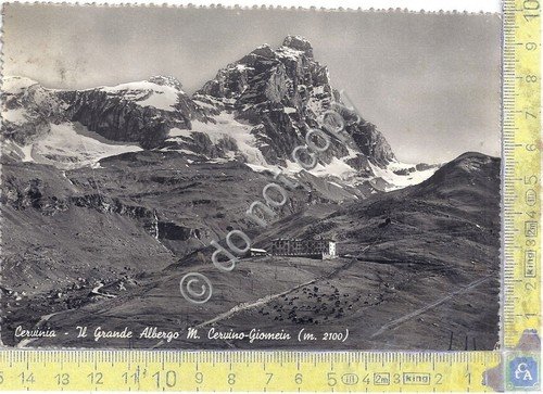 Cartolina - Postcard - Cervinia - Grande Albergo M. Cervino …