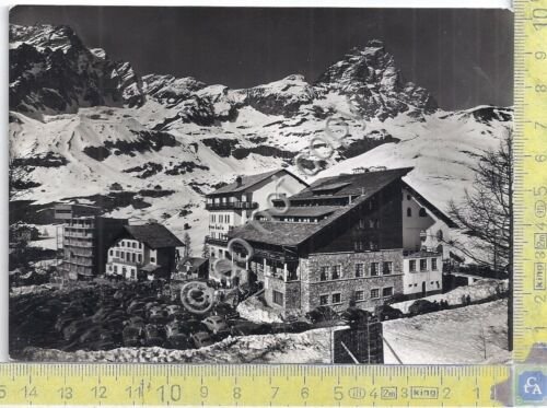 Cartolina - Postcard - Cervinia Breuil - panorama - 1954