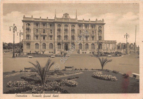 Cartolina - Postcard - Cesenatico - Piazzale Grand Hotel - …
