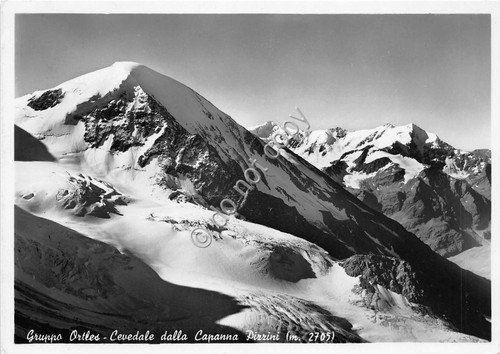 Cartolina - Postcard - Cevedale dalla Capanna Pizzini - anni …