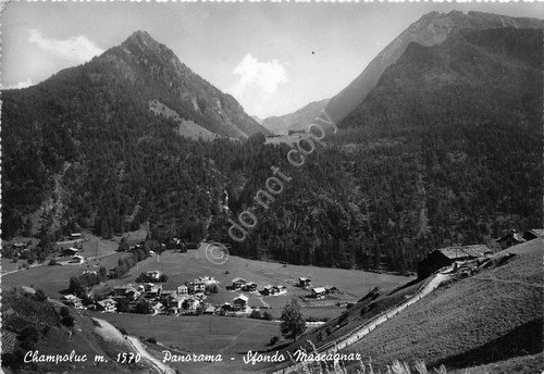 Cartolina - Postcard - Champoluc - Panorama - Mascagnaz - …