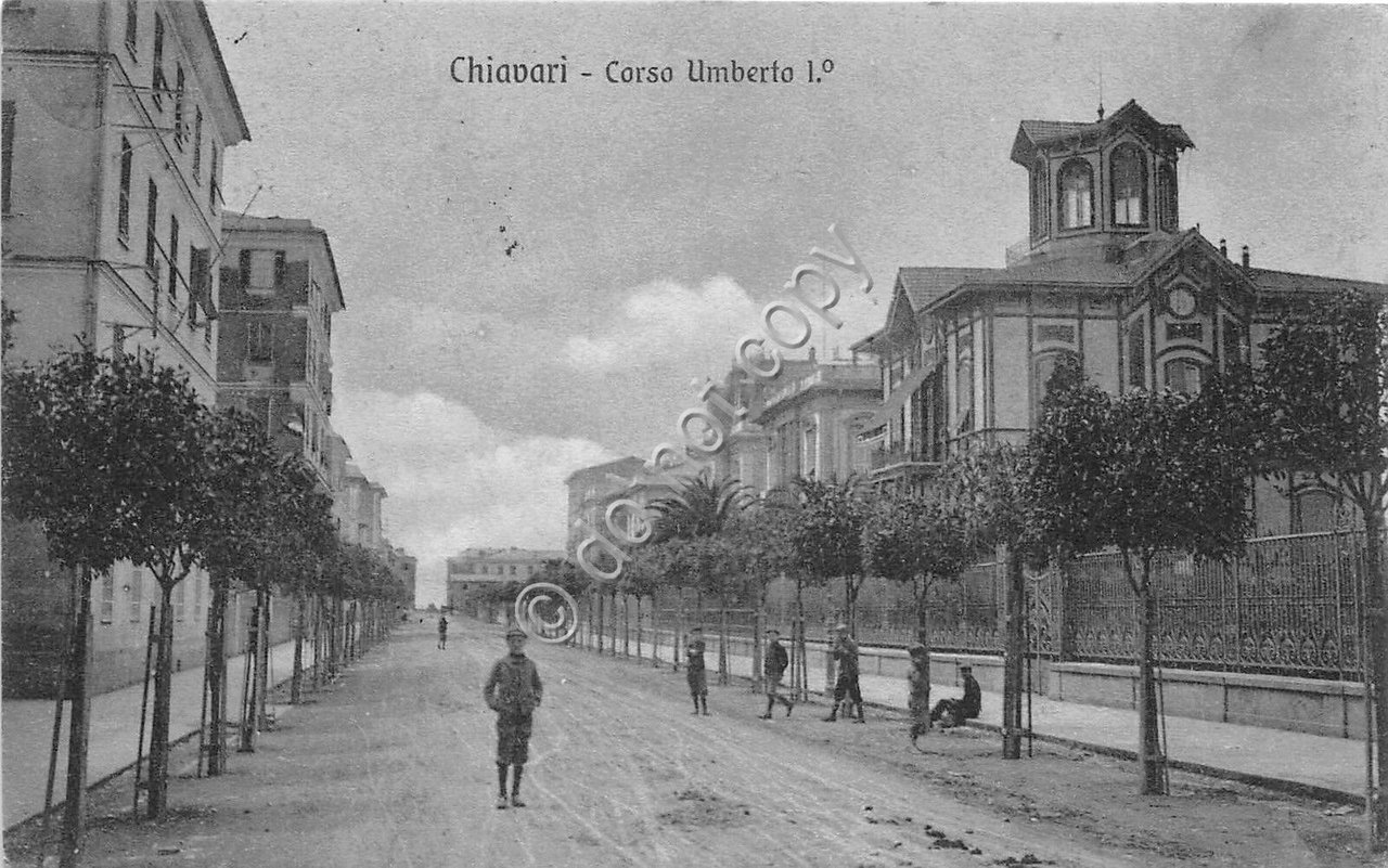 Cartolina - Postcard - Chiavari - Corso Umberto I - …