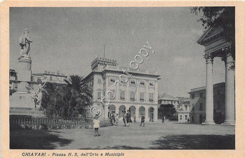 Cartolina - Postcard - Chiavari - Piazza N.S. dell'Orto - …