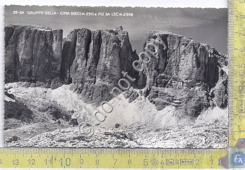 Cartolina - Postcard - Cima Dieci - Piz Da Lec …