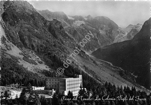Cartolina - Postcard - Colonia Vigili del Fuoco - Passo …