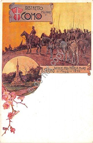 Cartolina - Postcard - Como - Distretto Militare - NVG | Immagine principale