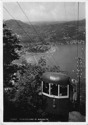 Cartolina - Postcard - Como - Funicolare di Brunate - …