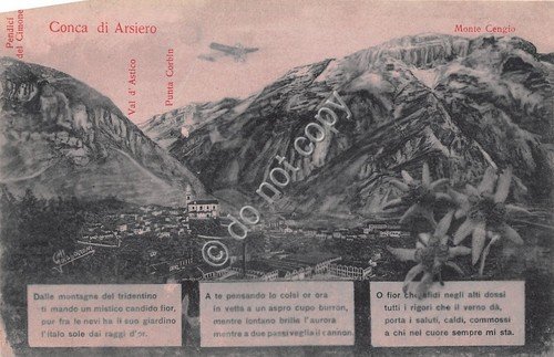 Cartolina - Postcard - Conca di Arsiero - Val Posina …