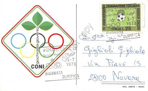 Cartolina - Postcard - Coni - Giochi della Gioventù- 1- …