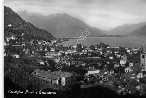 Cartolina - Postcard - Consiglio Rumo - Gravedona - Panorama …