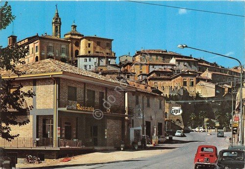 Cartolina - Postcard - Corinaldo - Borgo Garibaldi - Distributore … | Immagine principale