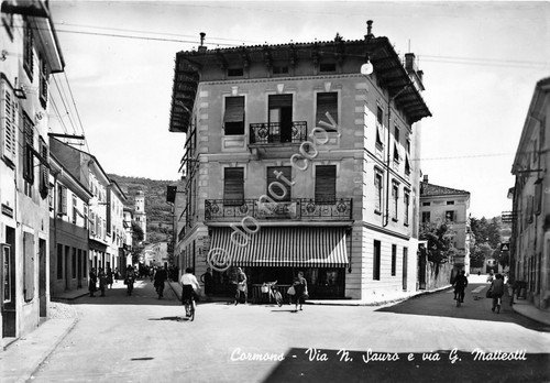 Cartolina - Postcard - Cormons - Via Sauro - Via …