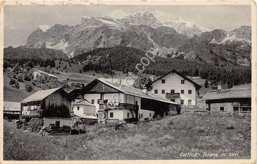 Cartolina - Postcard - Cortina - Tofane - panorama - …