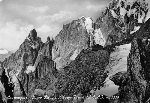 Cartolina - Postcard - Courmayeur - Rifugio Albergo Torino - … | Immagine principale