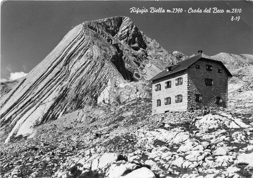 Cartolina - Postcard - Croda del Beco - Rifugio Biella … | Immagine principale