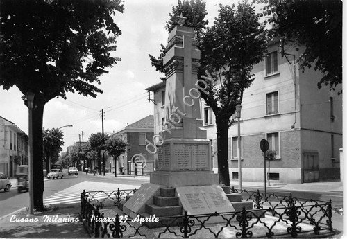 Cartolina - Postcard - Cusano Milanino - Piazza XXV Aprile …