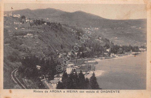 Cartolina - Postcard - Dagnente - Da Arona a Meina … | Immagine principale