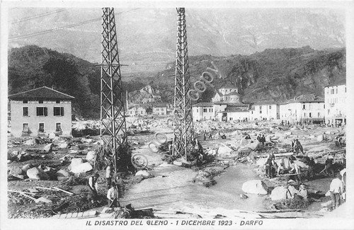 Cartolina - Postcard - Darfo - Disastro del Gleno - …