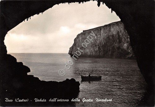 Cartolina - Postcard - Diso - Veduta da Grotta Zinzulusa …