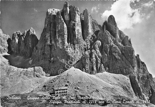 Cartolina - Postcard - Dolomiti - Rifugio Pradidali - Gruppo …