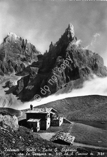 Cartolina - Postcard - Dolomiti - Rolle - Baita Segantini …