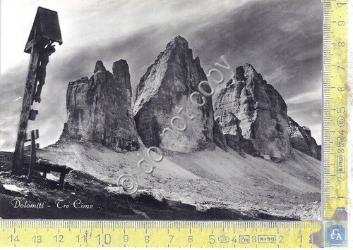 Cartolina - Postcard - Dolomiti - Tre Cime - anni … | Immagine principale