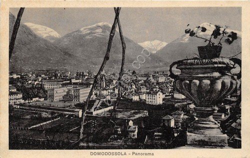 Cartolina - Postcard - Domodossola - Panorama - 1948 (Verbania)