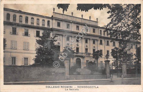 Cartolina - Postcard - Domodossola Collegio Rosmini Facciata anni '30 … | Immagine principale