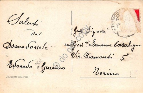Cartolina - Postcard - Domodossola Collegio Rosmini Facciata anni '30 … | Immagine Gallery 2