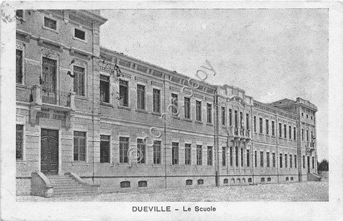 Cartolina - Postcard - Dueville - Scuole - 1917 | Immagine principale