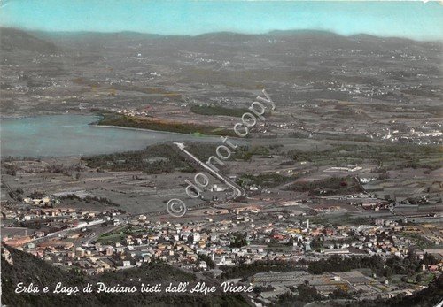Cartolina - Postcard - Erba - Lago di Pusiano - …