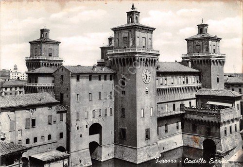 Cartolina - Postcard - Ferrara - Castello Estense - 1961 …