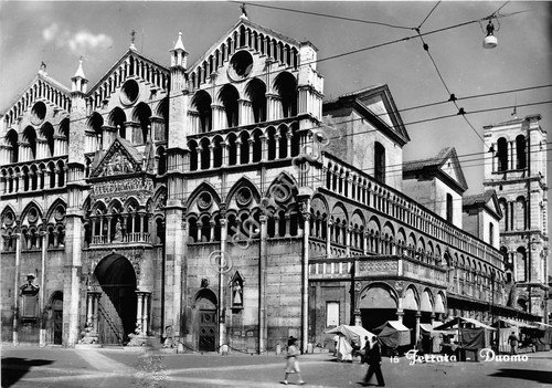 Cartolina - Postcard - Ferrara - Duomo - animata - … | Immagine principale