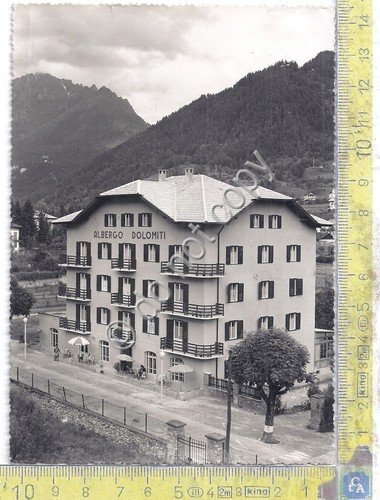 Cartolina - Postcard - Fiera di Primiero - Albergo Dolomiti …