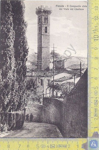 Cartolina - Postcard - Fiesole - Il Campanile - anni … | Immagine principale