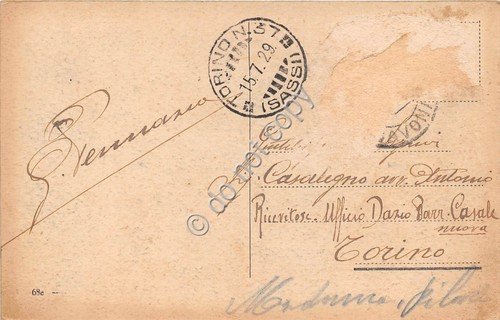 Cartolina - Postcard - Finalmarina panorama dall'alto 1929 VG