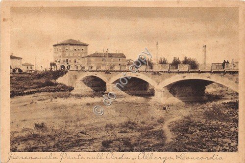 Cartolina - Postcard - Fiorenzuola - Ponte sull'Arda - Hotel … | Immagine principale