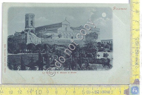 Cartolina - Postcard - Firenze - Basilica San Miniato al …