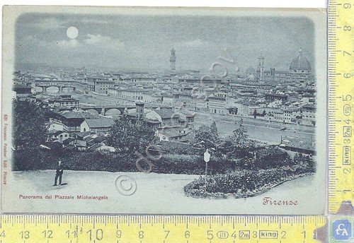 Cartolina - Postcard - Firenze - Panorama da Piazzale Michelangelo …