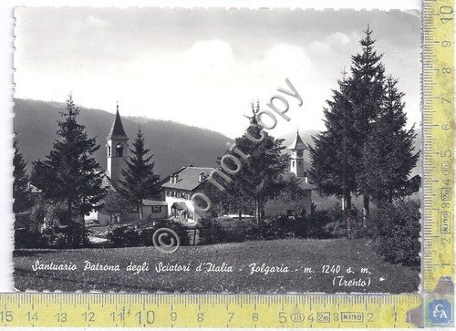 Cartolina - Postcard - Folgaria - Santuario Patrona degli Sciatori … | Immagine principale